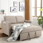 Comfortable 3-in-1 Convertible Sofa Bed for Small Spaces