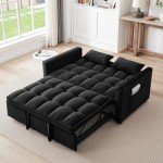 Calabash 55" Convertible Sleeper Sofa with Pillows
