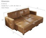EASE MOOSE Modular 6-Seat Sectional Sleeper Sofa