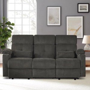 Consofa Power Reclining Sofa with Heat, Massage, USB Ports