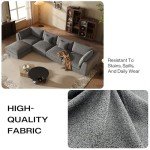 Oversized Cloud Sectional Sofa with Ottoman