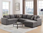 U-Shaped Sleeper Sofa Bed with Storage Chaise