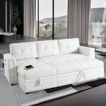 Lily Sectional Sleeper Sofa with USB Ports