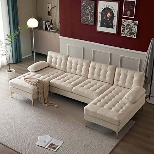 Imseigo 110" Large Reversible Sectional Sofa