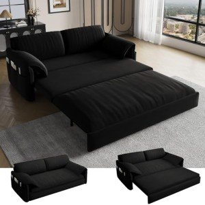 Modern 3-in-1 King Size Futon Sofa Bed