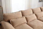 Eafurn U-Shaped Modular 6-Seater Sofa Set