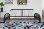 DHP Aiden Black Metal Futon Frame