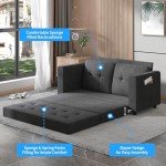 PUREMIND 2-in-1 Loveseat Futon Sofa