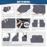 Reclining Loveseat Slipcover with Console - 4 Pieces