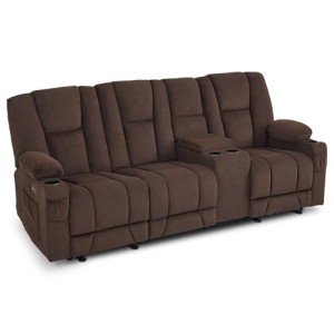 MCombo Electric Reclining Sofa with Heat & Massage
