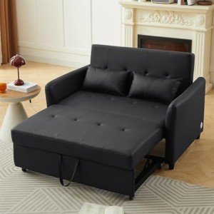 Merax 51.5" Modern Convertible Sleeper Sofa Bed