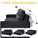 75'' Convertible Sleeper Sofa Bed for Small Spaces