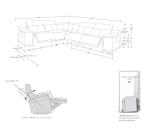 Venice 5-Piece Power Reclining Sectional Sofa