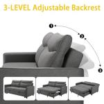 Convertible 75'' Sofa Bed for Small Spaces