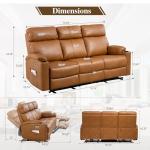 3-Seat Power Reclining Sofa with USB Ports