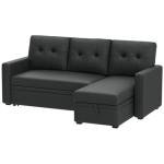 Contemporary Reversible Sleeper Sofa with Storage Chaise