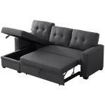 Contemporary Reversible Sleeper Sofa with Storage Chaise