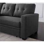 Contemporary Reversible Sleeper Sofa with Storage Chaise