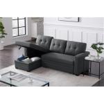 Contemporary Reversible Sleeper Sofa with Storage Chaise