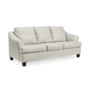 Ashley Genua White Sofa - 88" W, 38" D