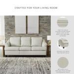 Ashley Genua White Sofa - 88" W, 38" D