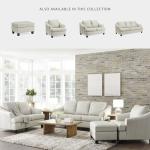 Ashley Genua White Sofa - 88" W, 38" D