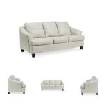 Ashley Genua White Sofa - 88" W, 38" D