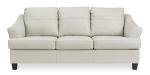 Ashley Genua White Sofa - 88" W, 38" D
