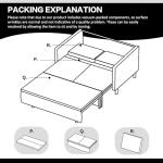 3-in-1 Convertible Sleeper Sofa Bed in Dark Gray