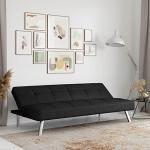 Serta Convertible Futon Sofa with Chrome Legs