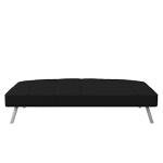 Serta Convertible Futon Sofa with Chrome Legs