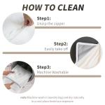 Comfortable U-Shaped Modular Sectional Sofa - White