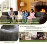 Cozy Dark Grey Modular Sleeper Sectional Sofa