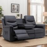Consofa 3-Seater Reclining Sofa with Cup Holders