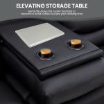 Consofa 3-Seater Reclining Sofa with Cup Holders