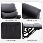 Consofa 3-Seater Reclining Sofa with Cup Holders