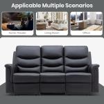 Consofa 3-Seater Reclining Sofa with Cup Holders