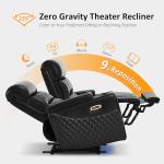 MCombo Electric Reclining Loveseat Sofa with USB Ports