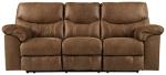 Ashley Boxberg Reclining Sofa in Bark Finish
