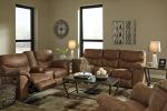 Ashley Boxberg Reclining Sofa in Bark Finish