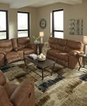 Ashley Boxberg Reclining Sofa in Bark Finish