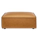 Tan Vegan Leather Ottoman by Modway