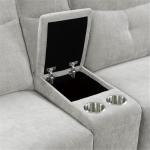 Lexicon Aimot Gray Modular Power Reclining Sectional