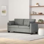 LINSY HOME Dark Grey Queen Pull Out Sofa Bed
