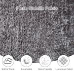 127" Cloud Couch Sectional Sofa with Ottoman