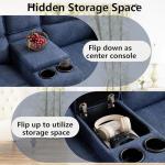 LOUVIXA 2-Seater Recliner Loveseat for RVs