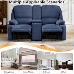 LOUVIXA 2-Seater Recliner Loveseat for RVs