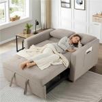 Comfortable 3-in-1 Convertible Sofa Bed for Small Spaces