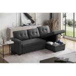 Contemporary Reversible Sleeper Sofa with Storage Chaise