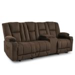 MCombo Electric Reclining Sofa with Heat & Massage
